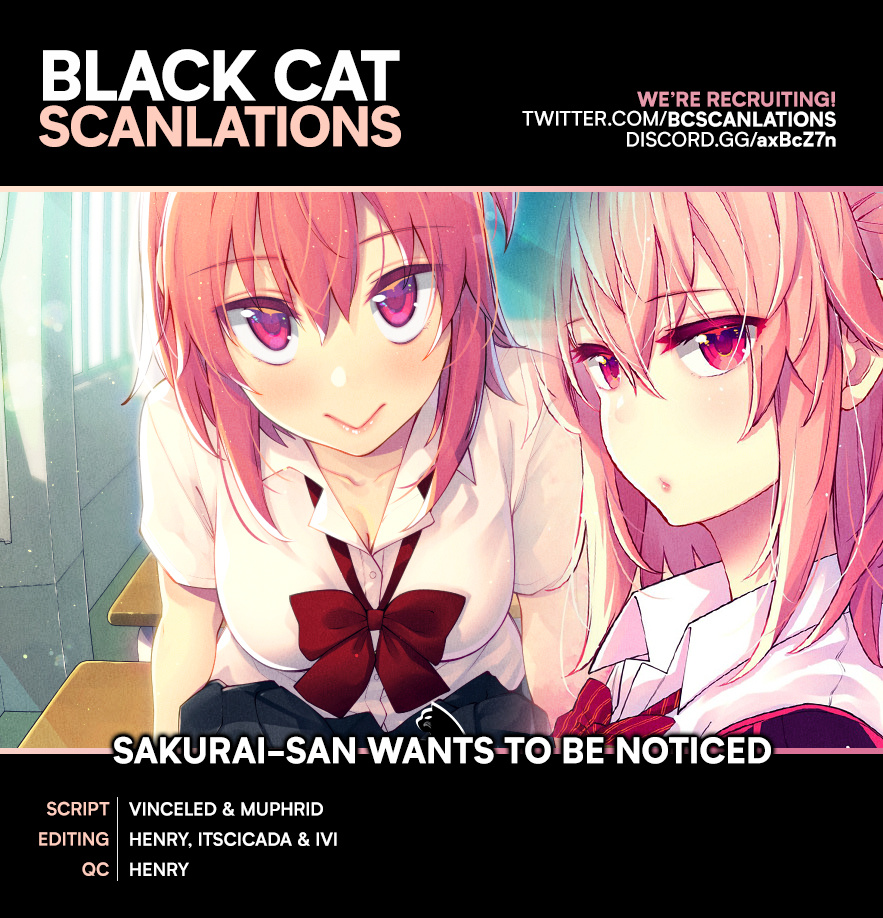 Sakurai-San Wants To Be Noticed Chapter 9 #1