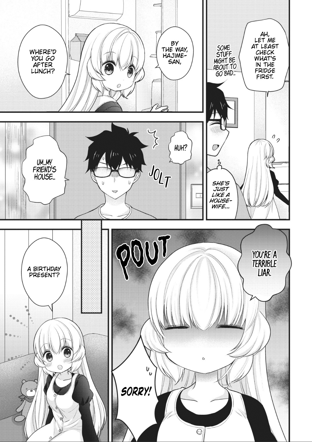 Chicchai Kanojo Senpai To Dōseishimasu. Chapter 8 #9