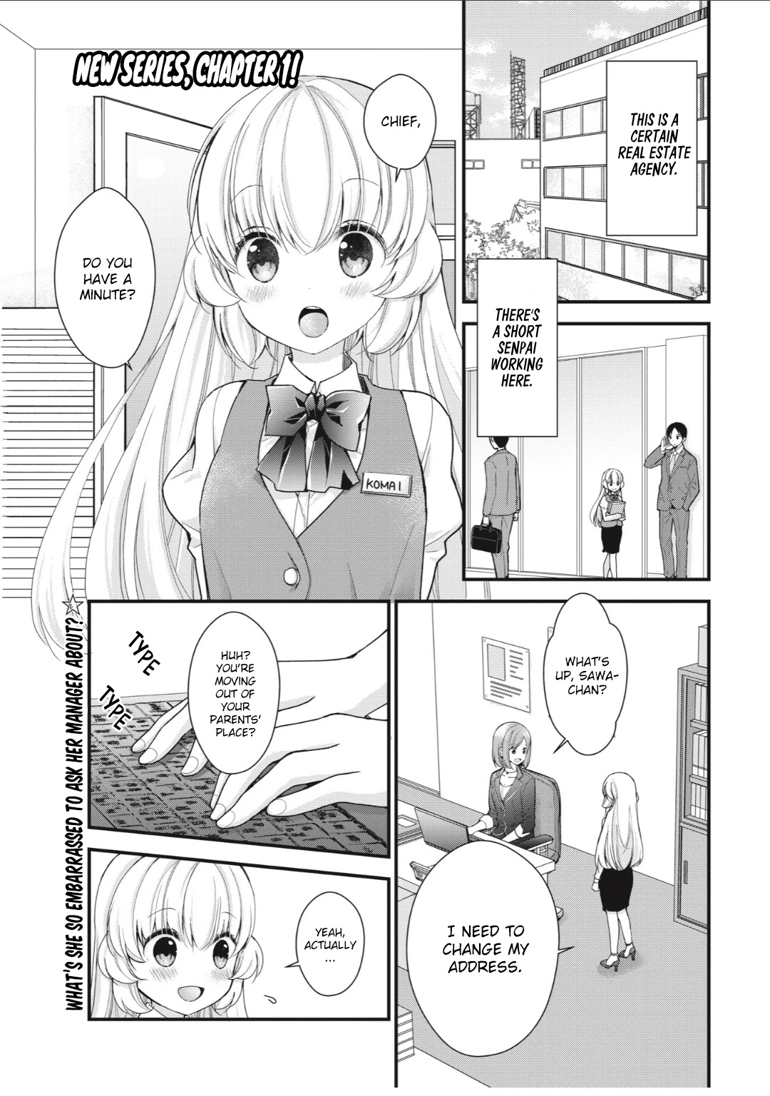 Chicchai Kanojo Senpai To Dōseishimasu. Chapter 1 #1