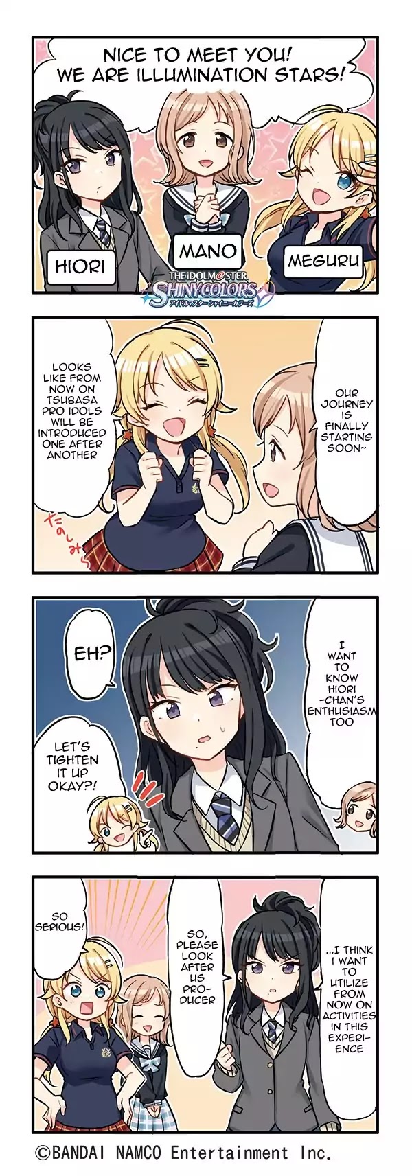 The Idolm@ster: Shiny Colors (4Koma) Chapter 1 #1