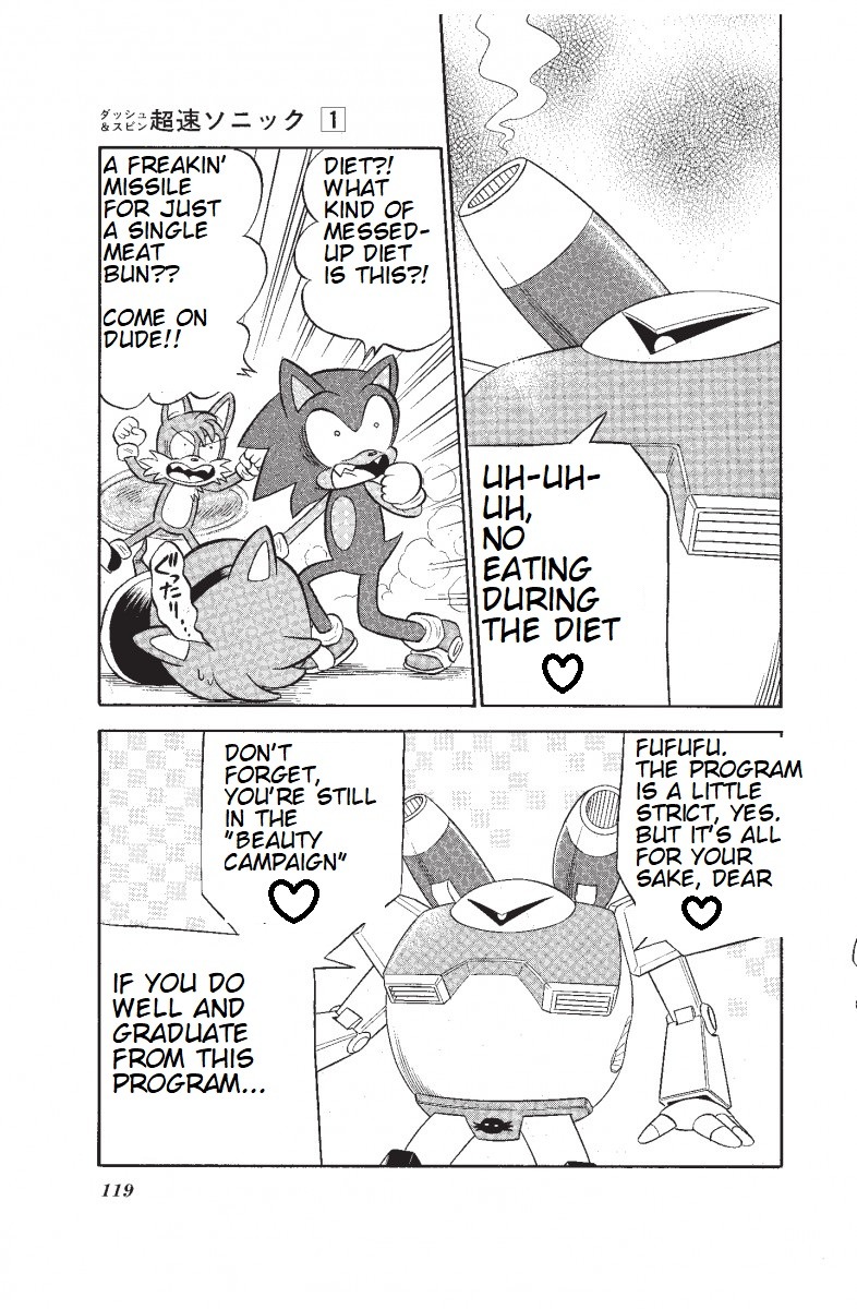 Dash & Spin Chousoku Sonic Chapter 6 #9