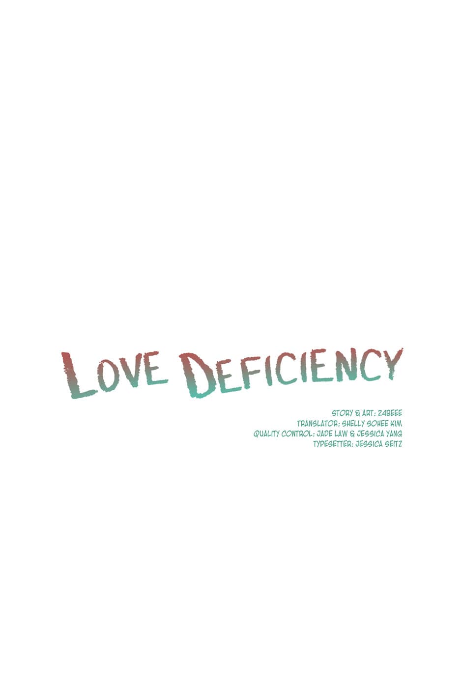 Love Deficiency Chapter 38 #1