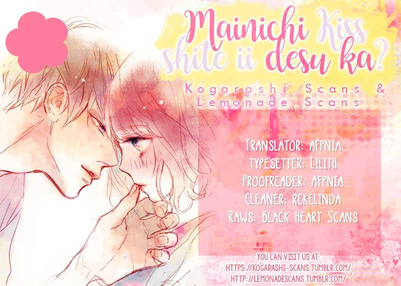 Mainichi Kiss Shite Ii Desu Ka? Chapter 6 #1