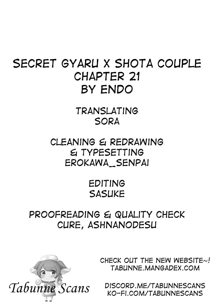 Secret Gyaru X Shota Couple Chapter 21 #5