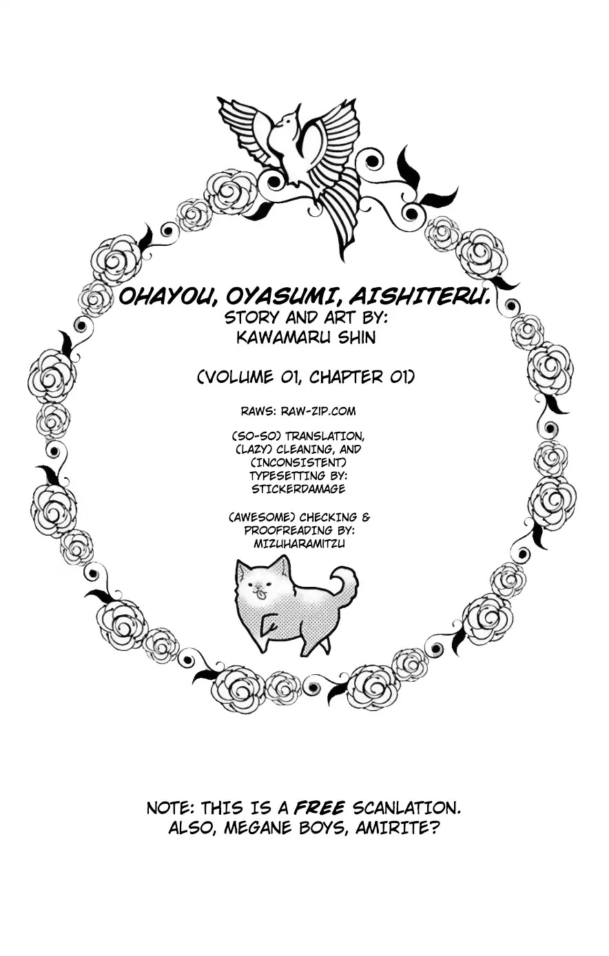 Ohayou, Oyasumi, Aishiteru. Chapter 1 #3