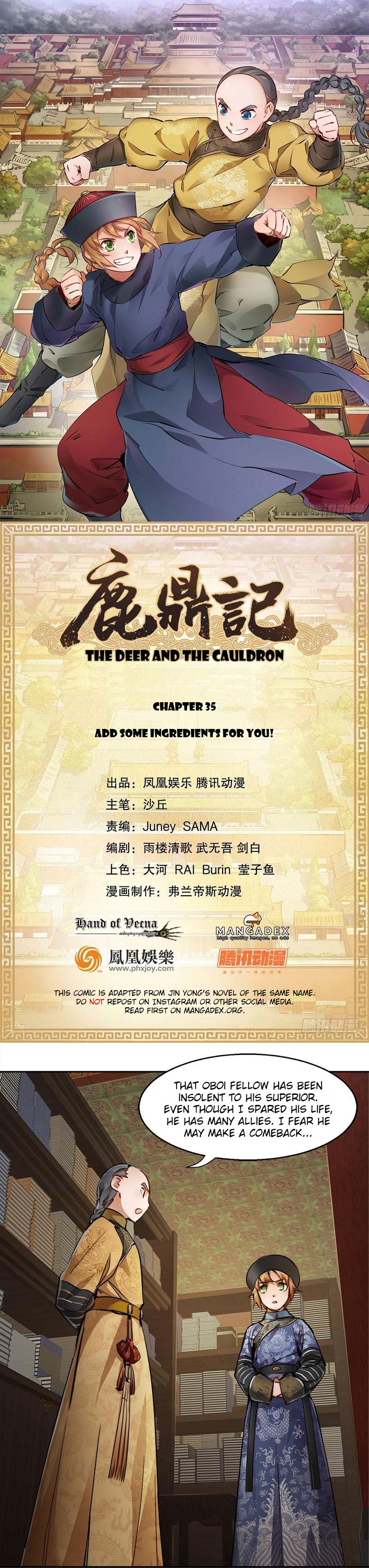 The Deer And The Cauldron Chapter 35 #1
