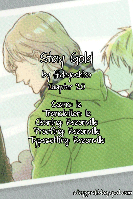 Stay Gold (Hideyoshico) Chapter 20 #1