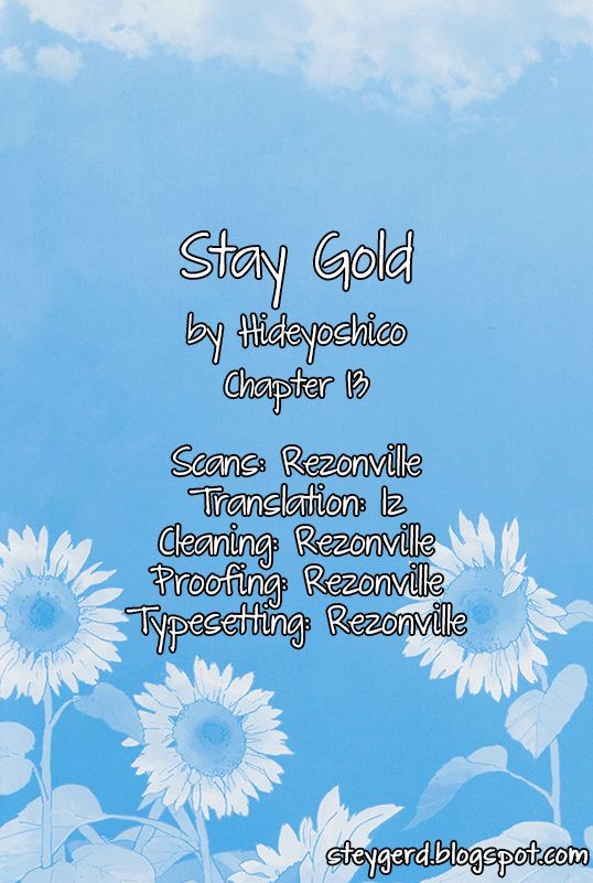 Stay Gold (Hideyoshico) Chapter 13 #1