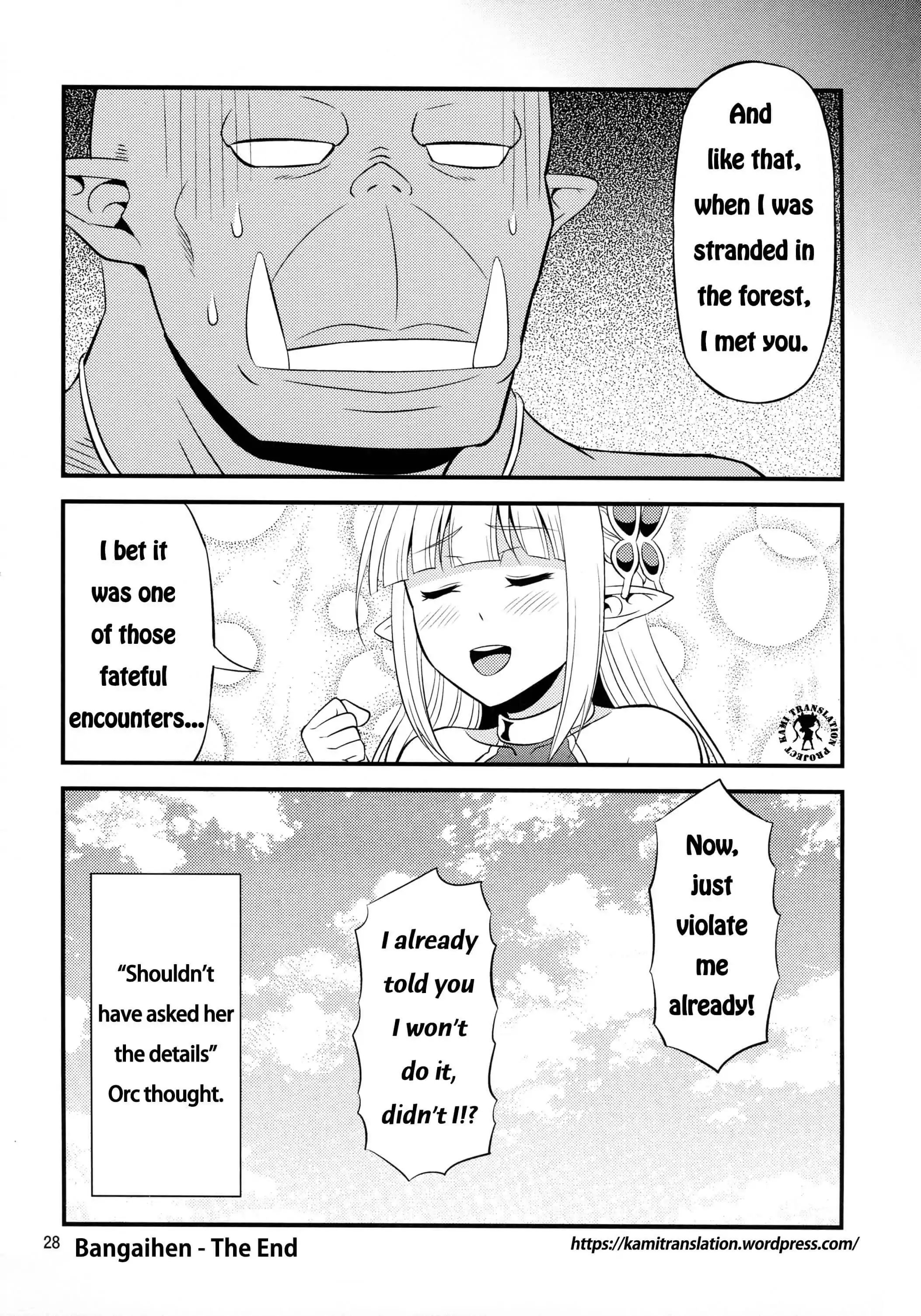 Hentai Elf To Majime Orc Chapter 2.5 #8