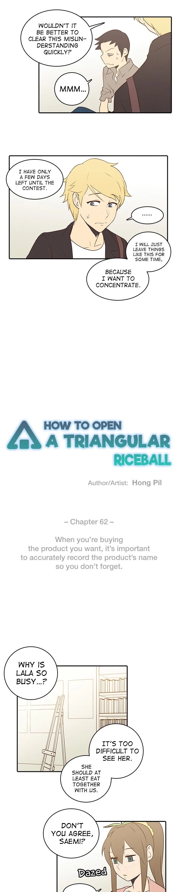 How To Open A Triangular Riceball Chapter 62 #6