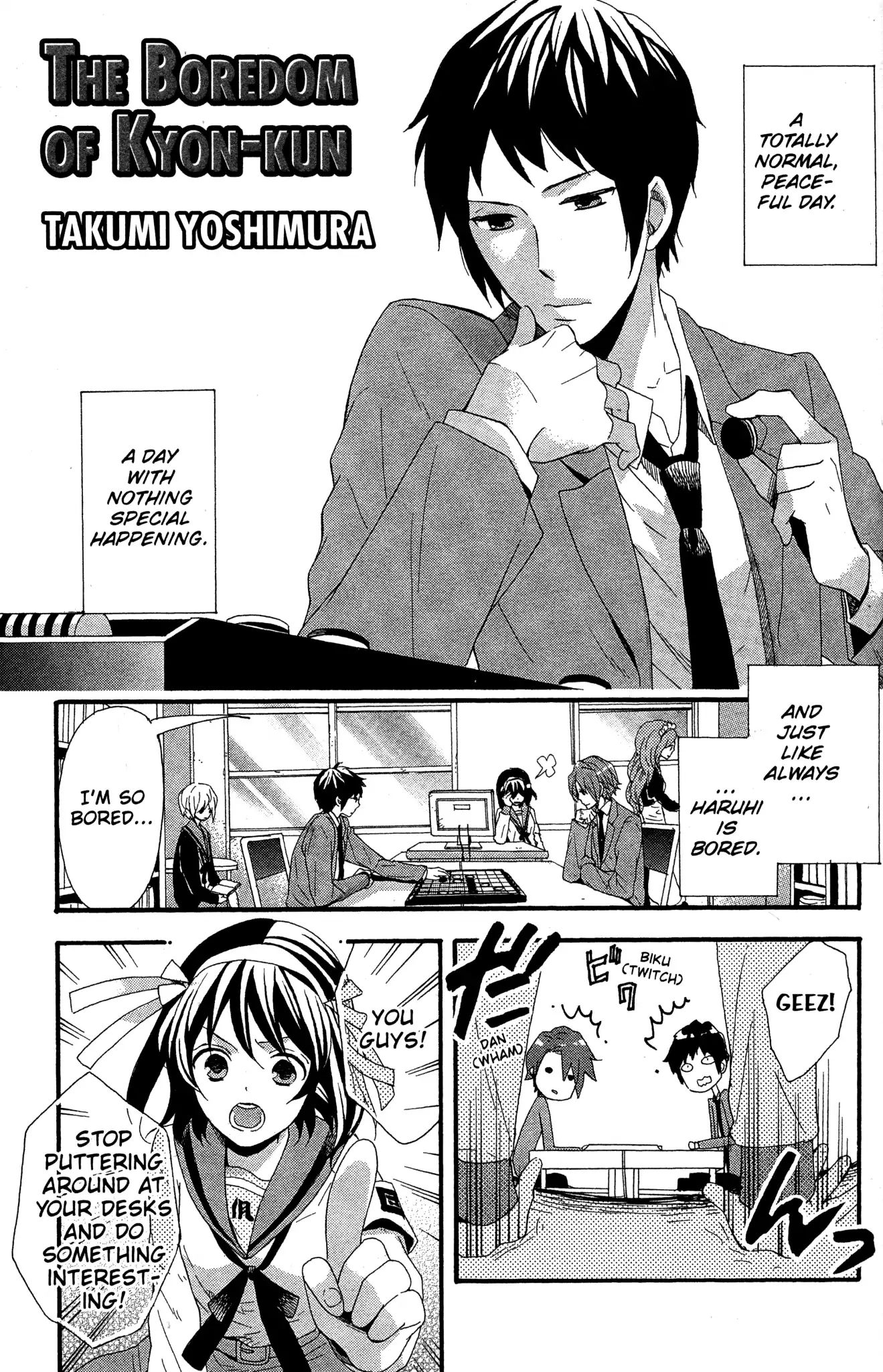 The Misfortune Of Kyon And Koizumi Chapter 9 #1