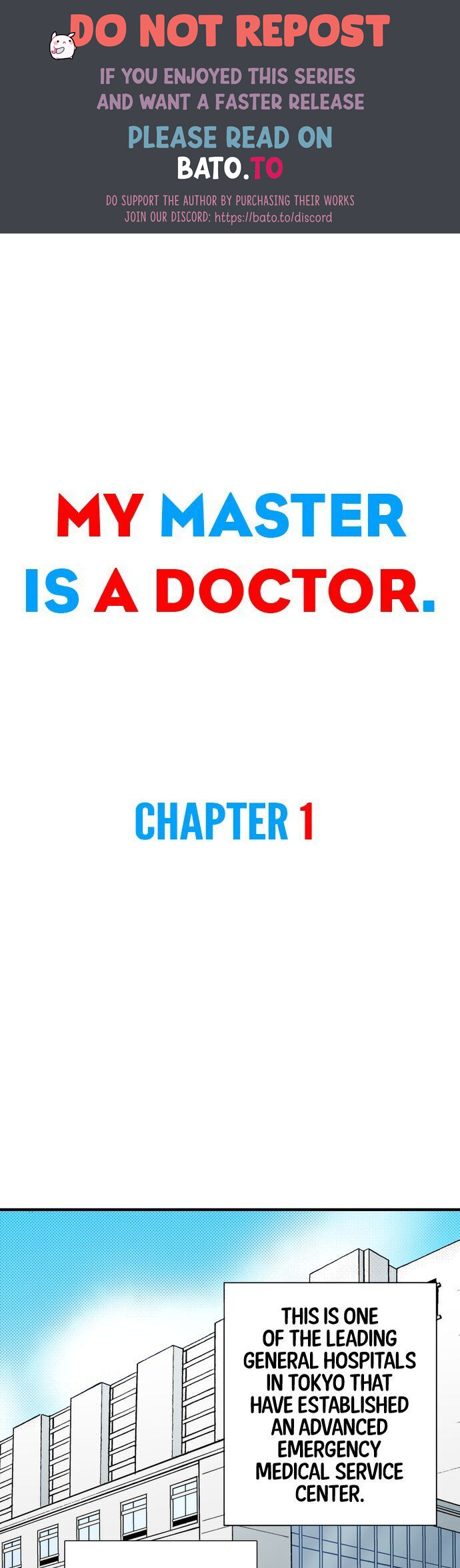 My Master Is A Doctor Chapter 1 #1
