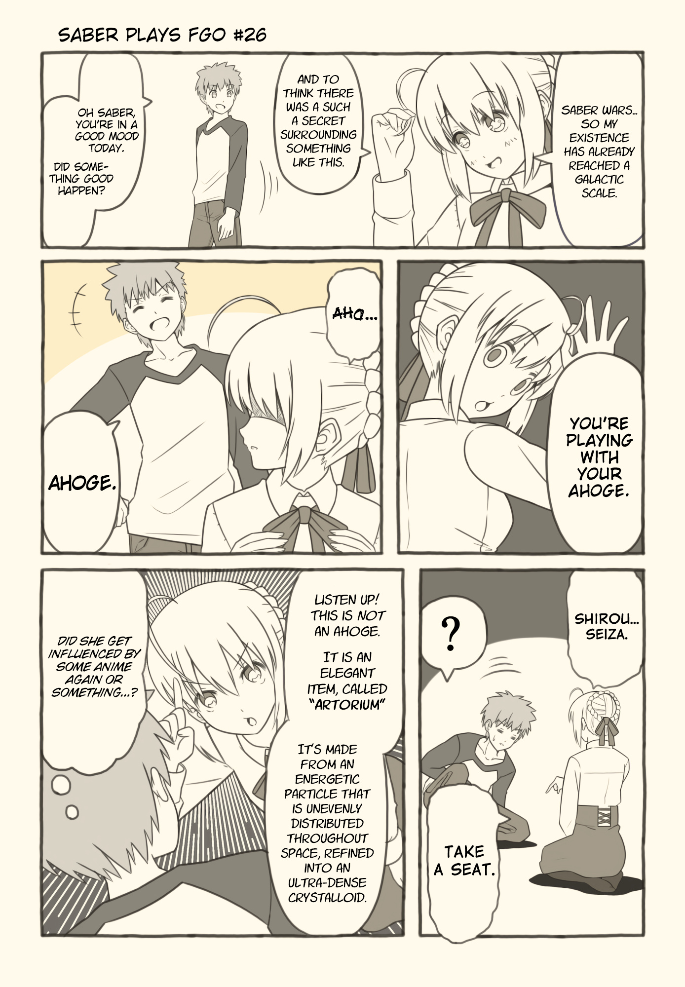 Saber Plays Fate/grand Order Chapter 26 #1