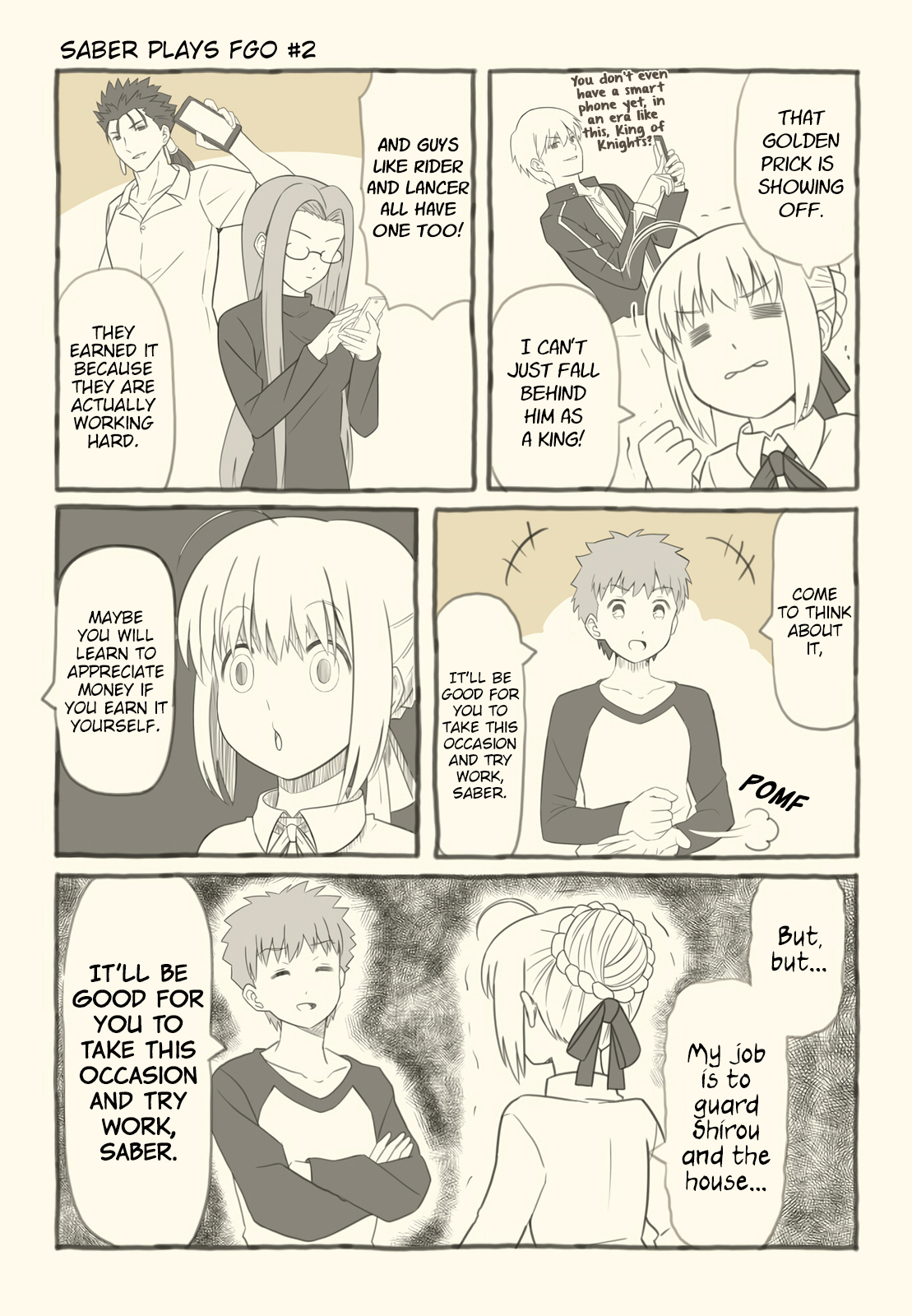 Saber Plays Fate/grand Order Chapter 2 #1