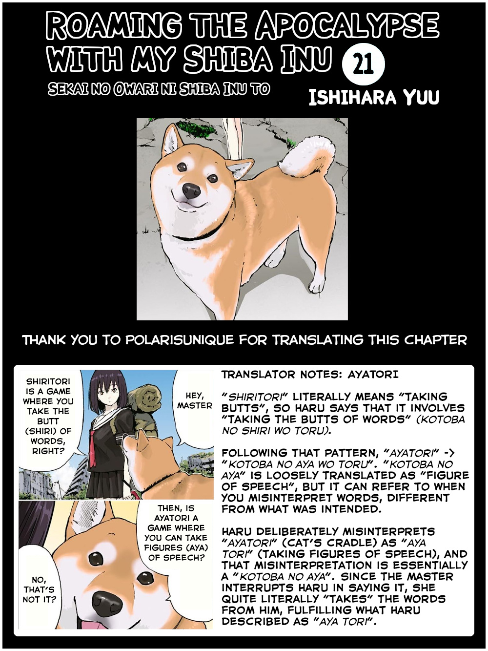 Roaming The Apocalypse With My Shiba Inu Chapter 21 #9