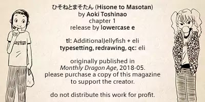 Hisone To Masotan Chapter 1 #25