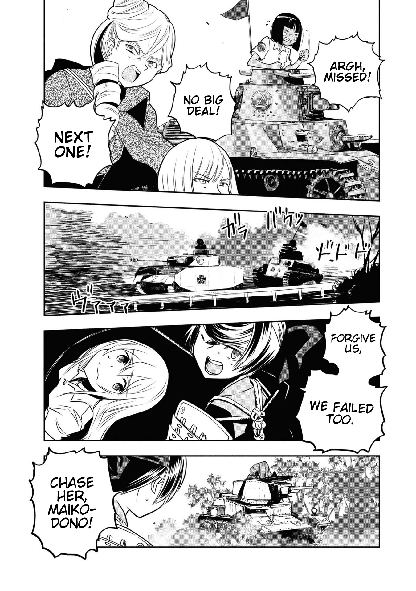 Girls & Panzer - Ribbon No Musha Chapter 62 #12
