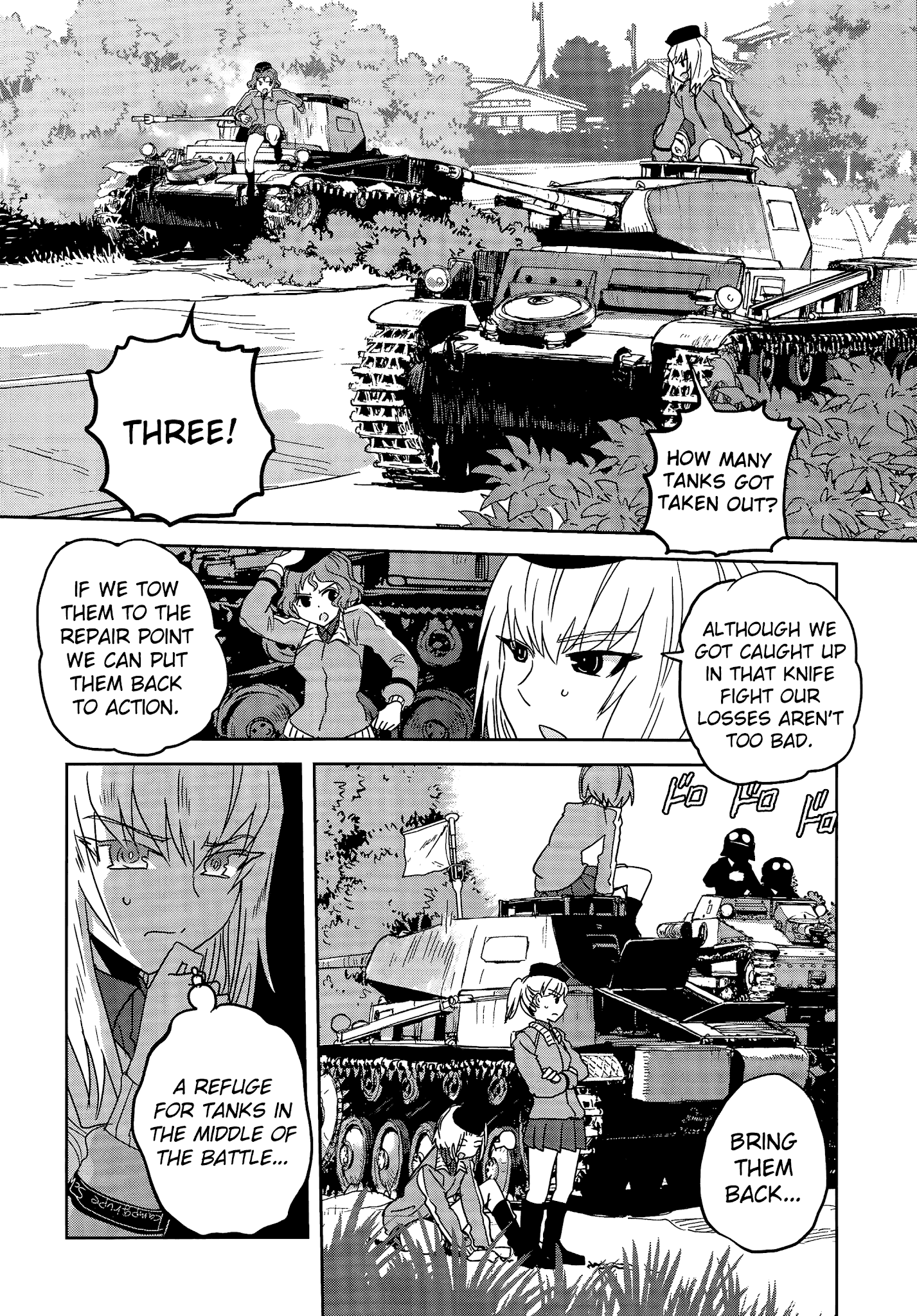 Girls & Panzer - Ribbon No Musha Chapter 36 #27