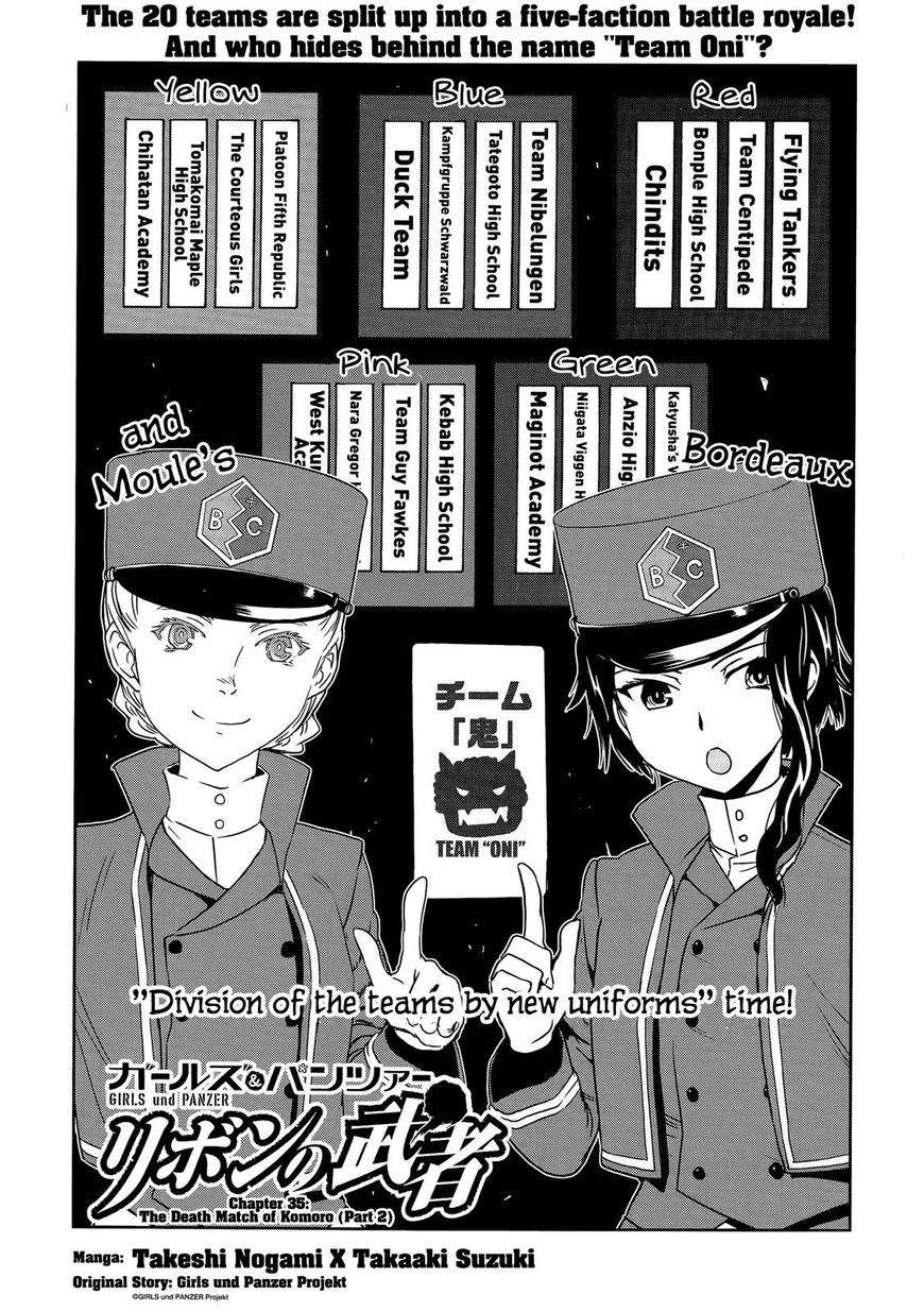 Girls & Panzer - Ribbon No Musha Chapter 35 #1