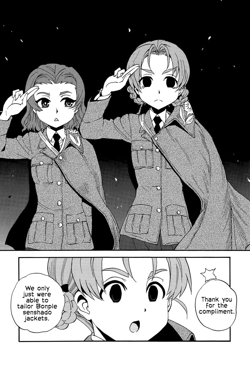 Girls & Panzer - Ribbon No Musha Chapter 32 #22