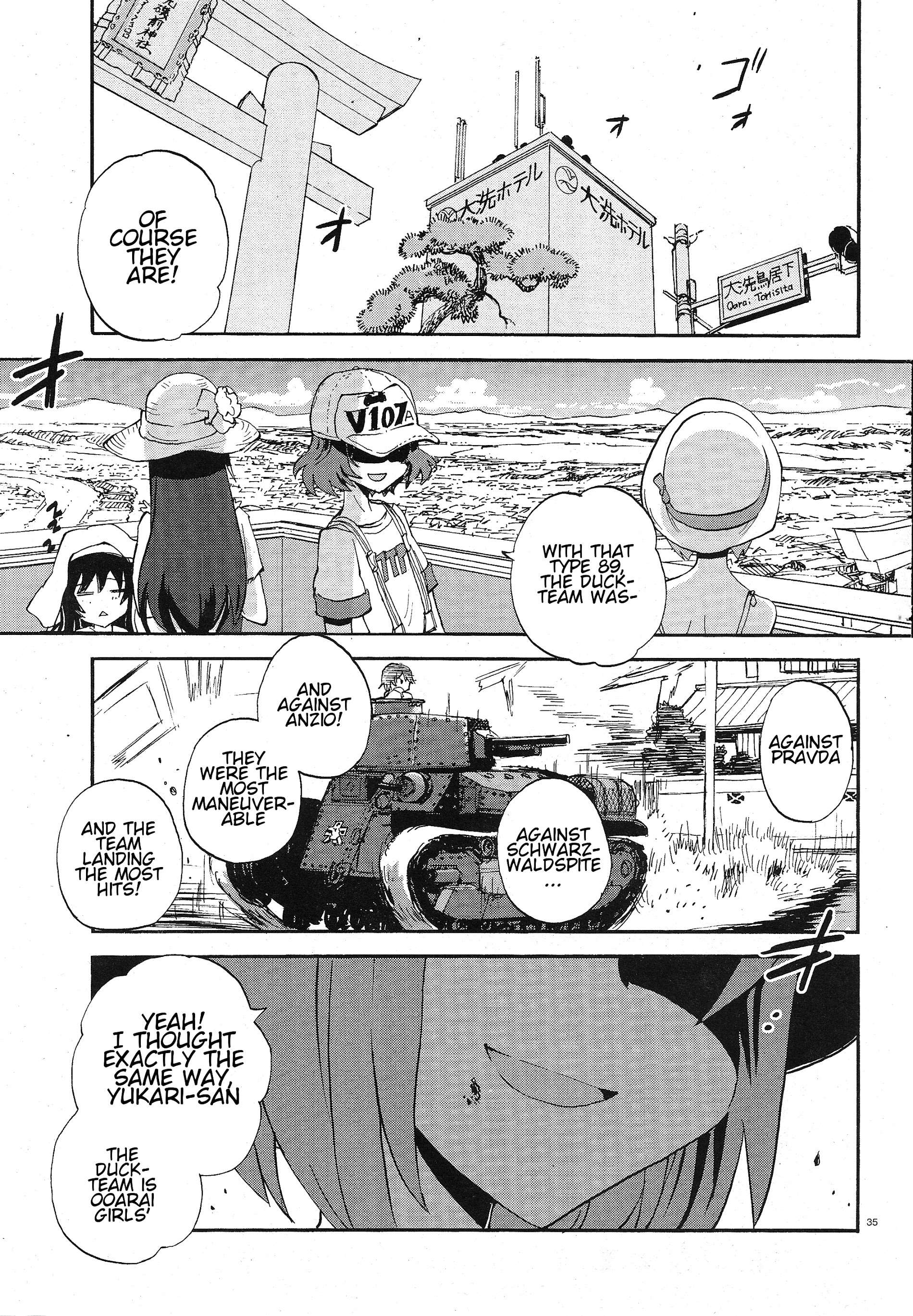 Girls & Panzer - Ribbon No Musha Chapter 9 #39