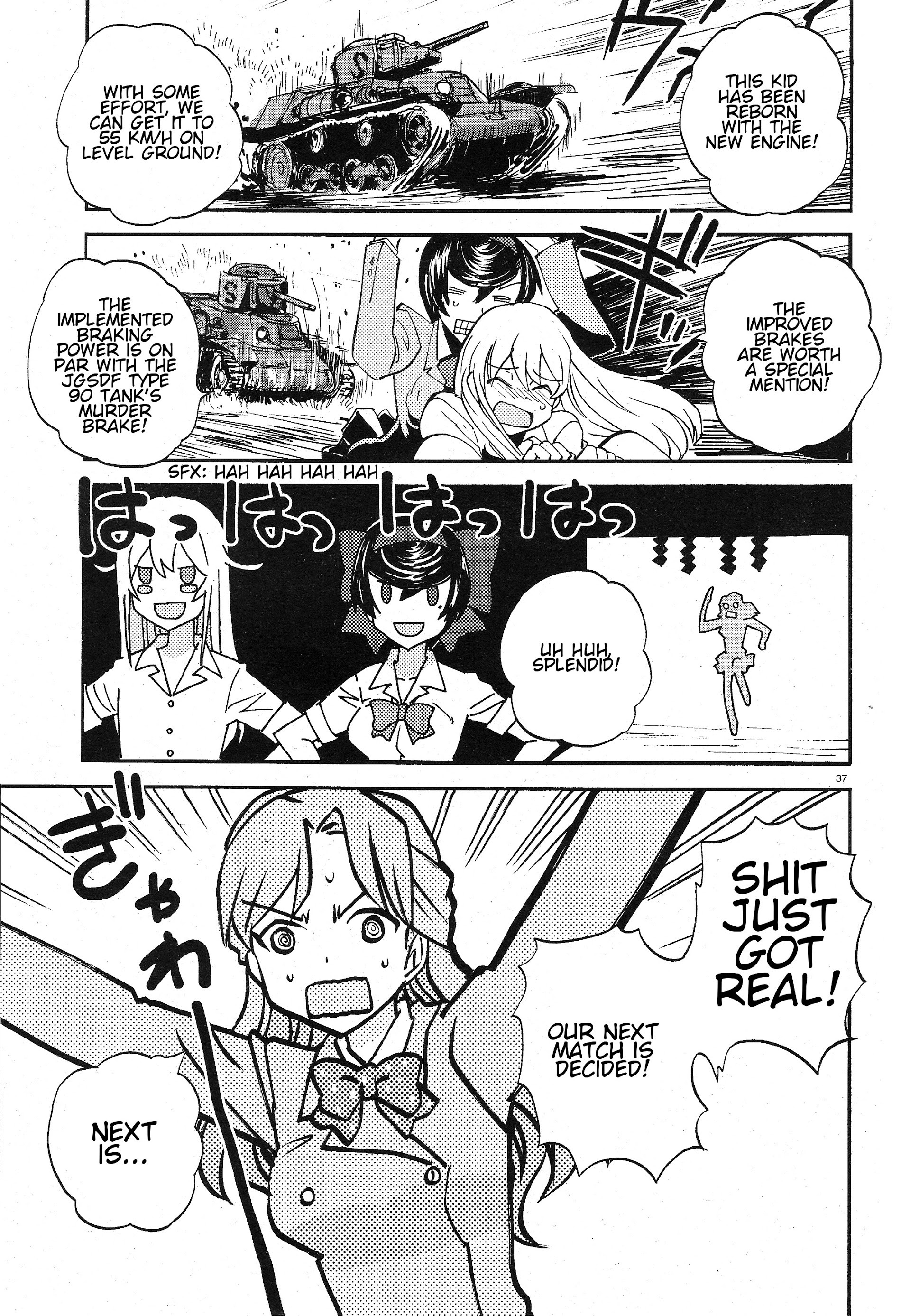 Girls & Panzer - Ribbon No Musha Chapter 8.2 #37