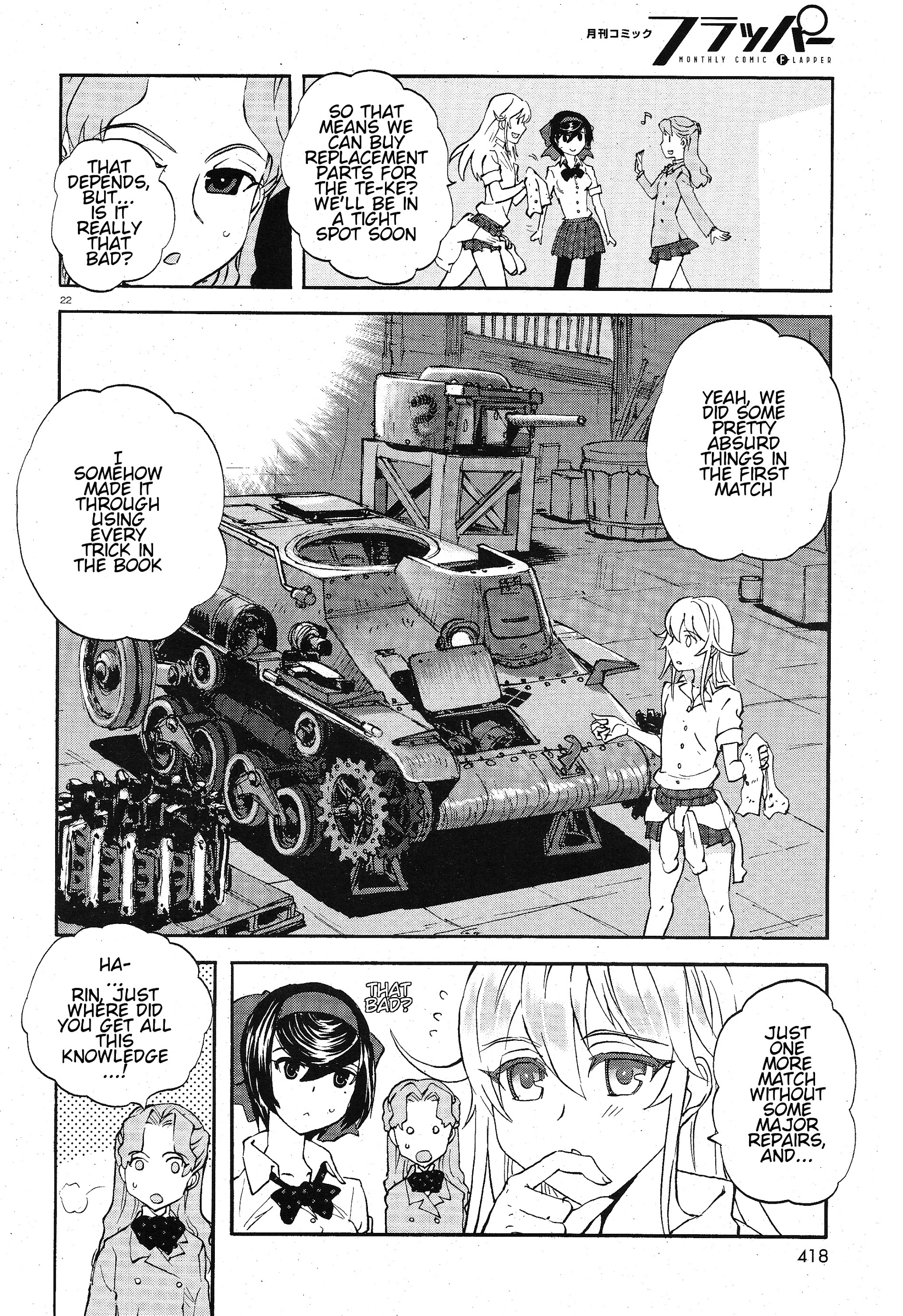 Girls & Panzer - Ribbon No Musha Chapter 7.3 #21