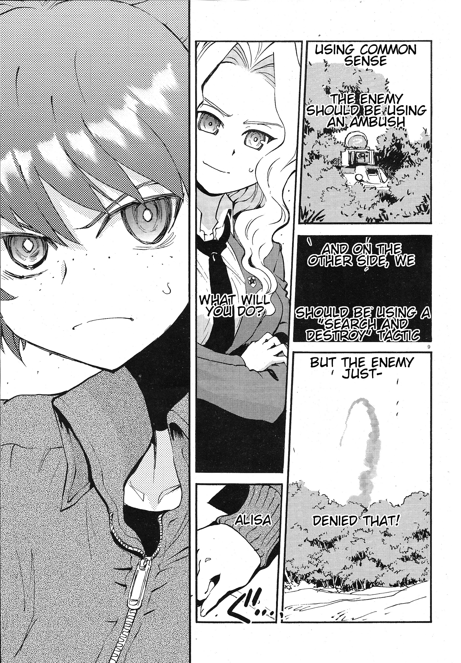 Girls & Panzer - Ribbon No Musha Chapter 4 #9