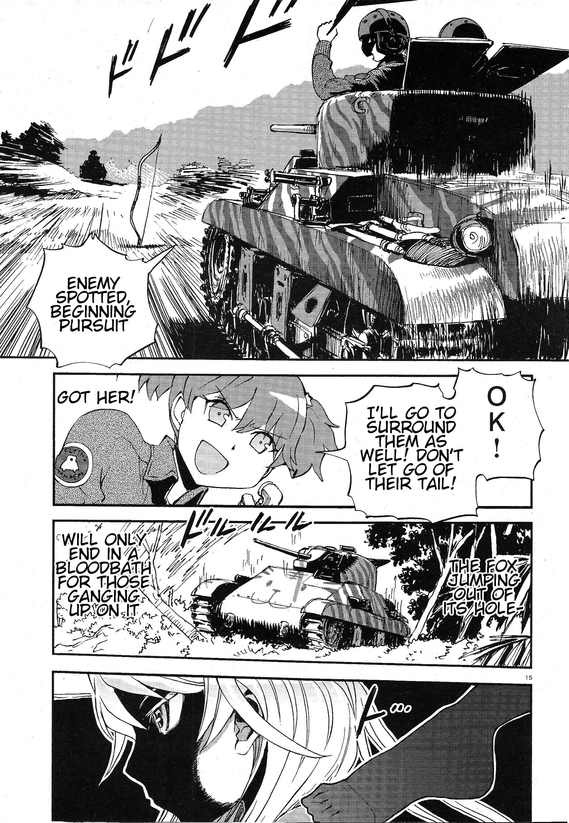 Girls & Panzer - Ribbon No Musha Chapter 4 #15