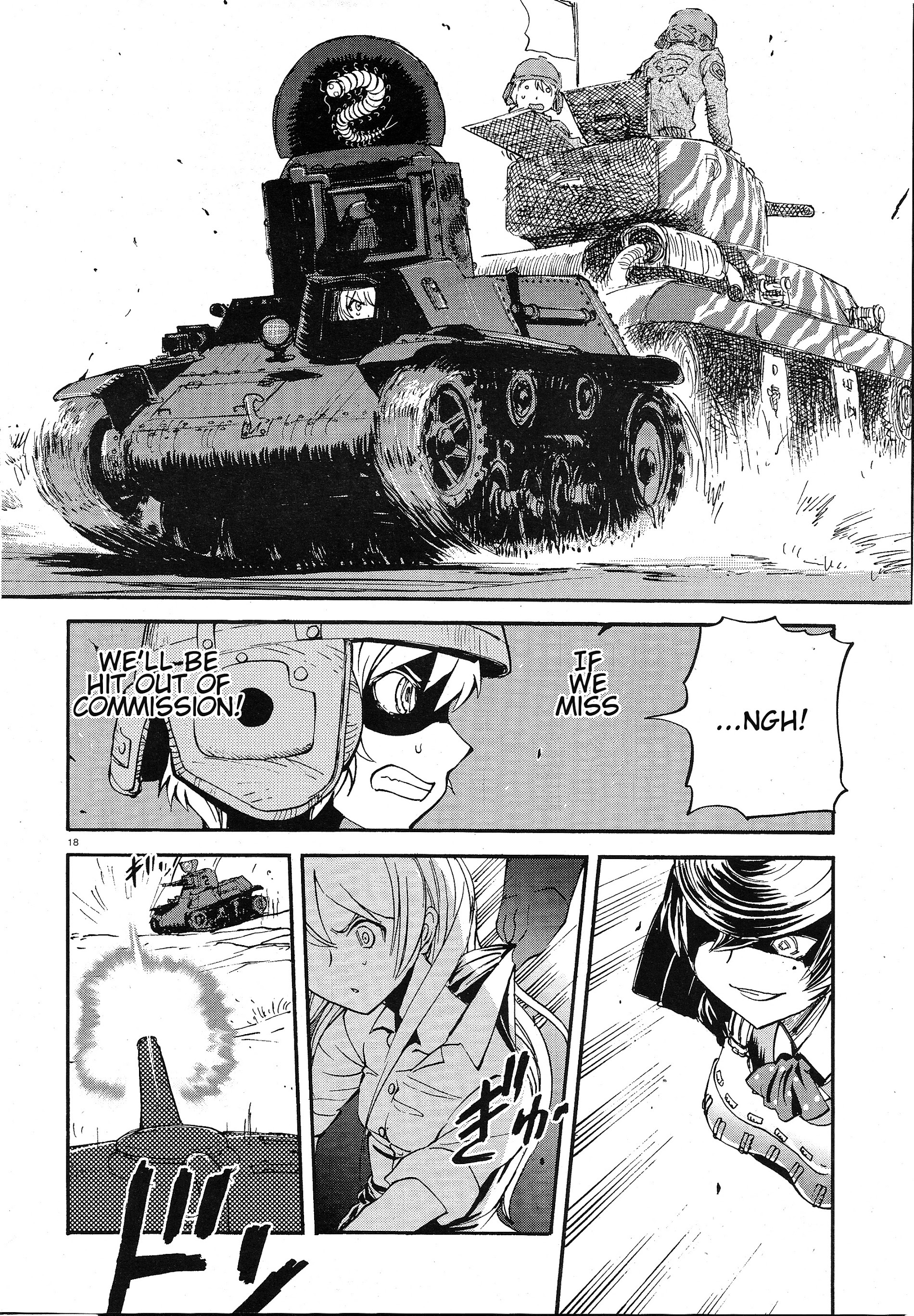 Girls & Panzer - Ribbon No Musha Chapter 4 #17