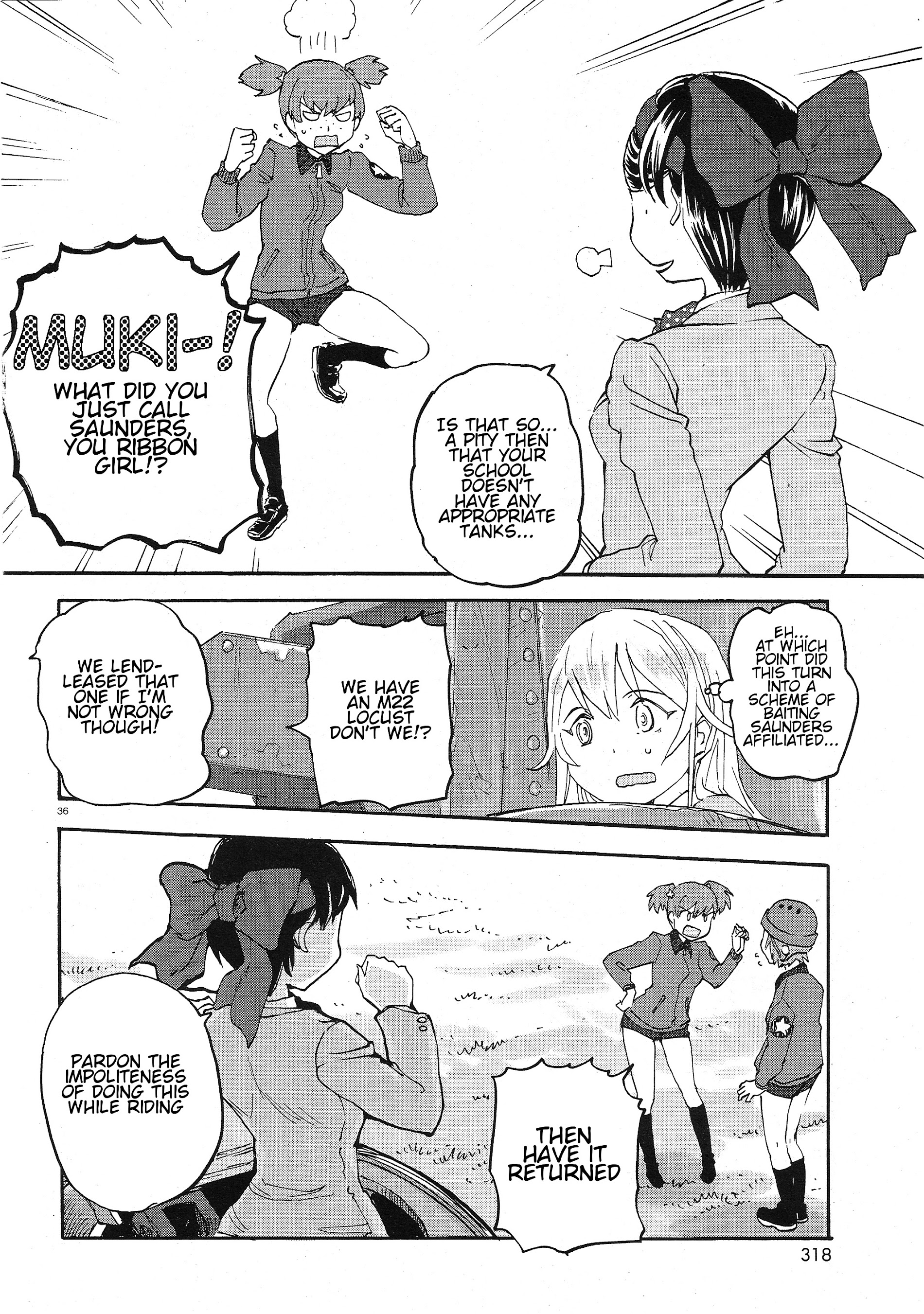 Girls & Panzer - Ribbon No Musha Chapter 2 #36