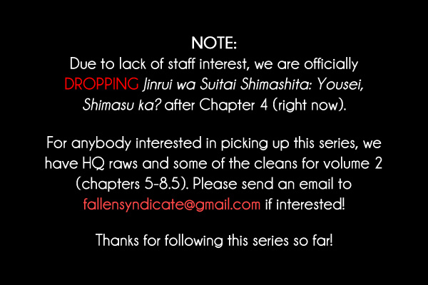 Jinrui Wa Suitai Shimashita - Yousei, Shimasu Ka? Chapter 4 #36