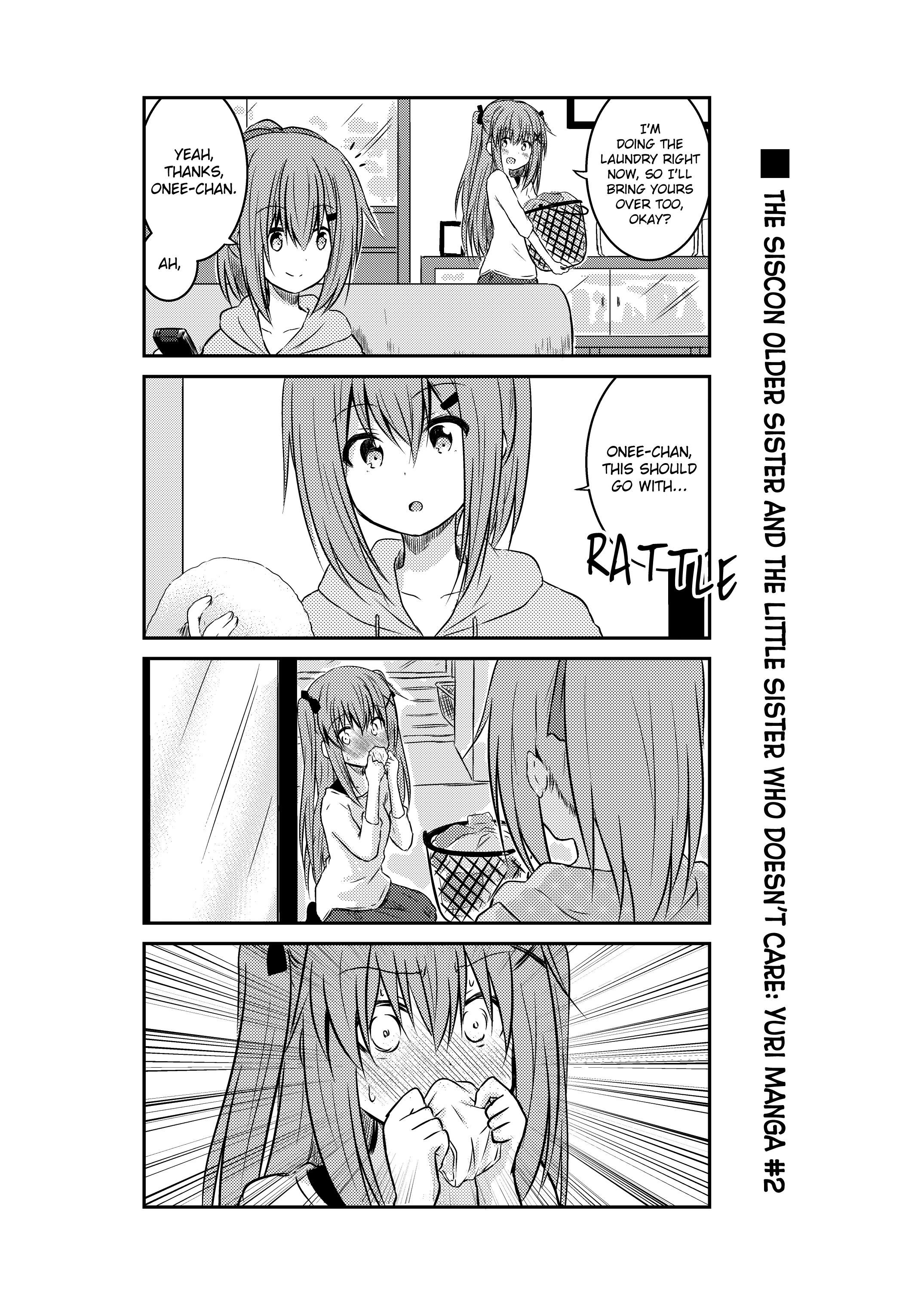 Siscon Onee-Chan To Ki Ni Shinai Imouto No Shimai Yuri Manga Okiba (Webcomic) Chapter 2 #1