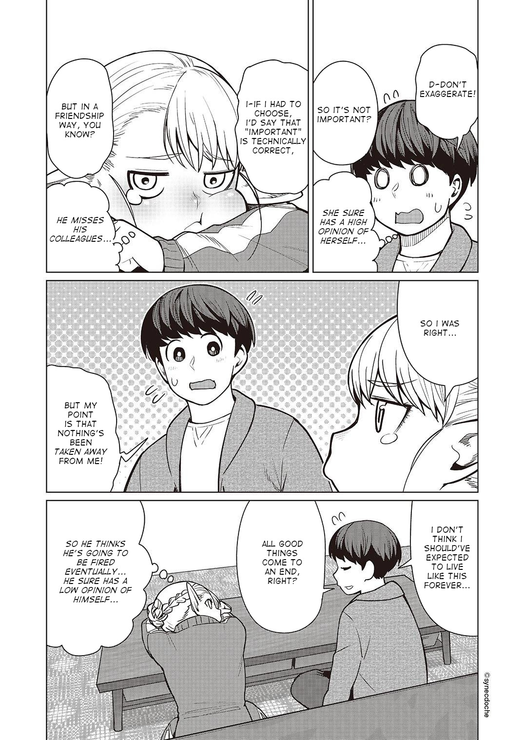 Elf-San Wa Yaserarenai. Chapter 46 #12