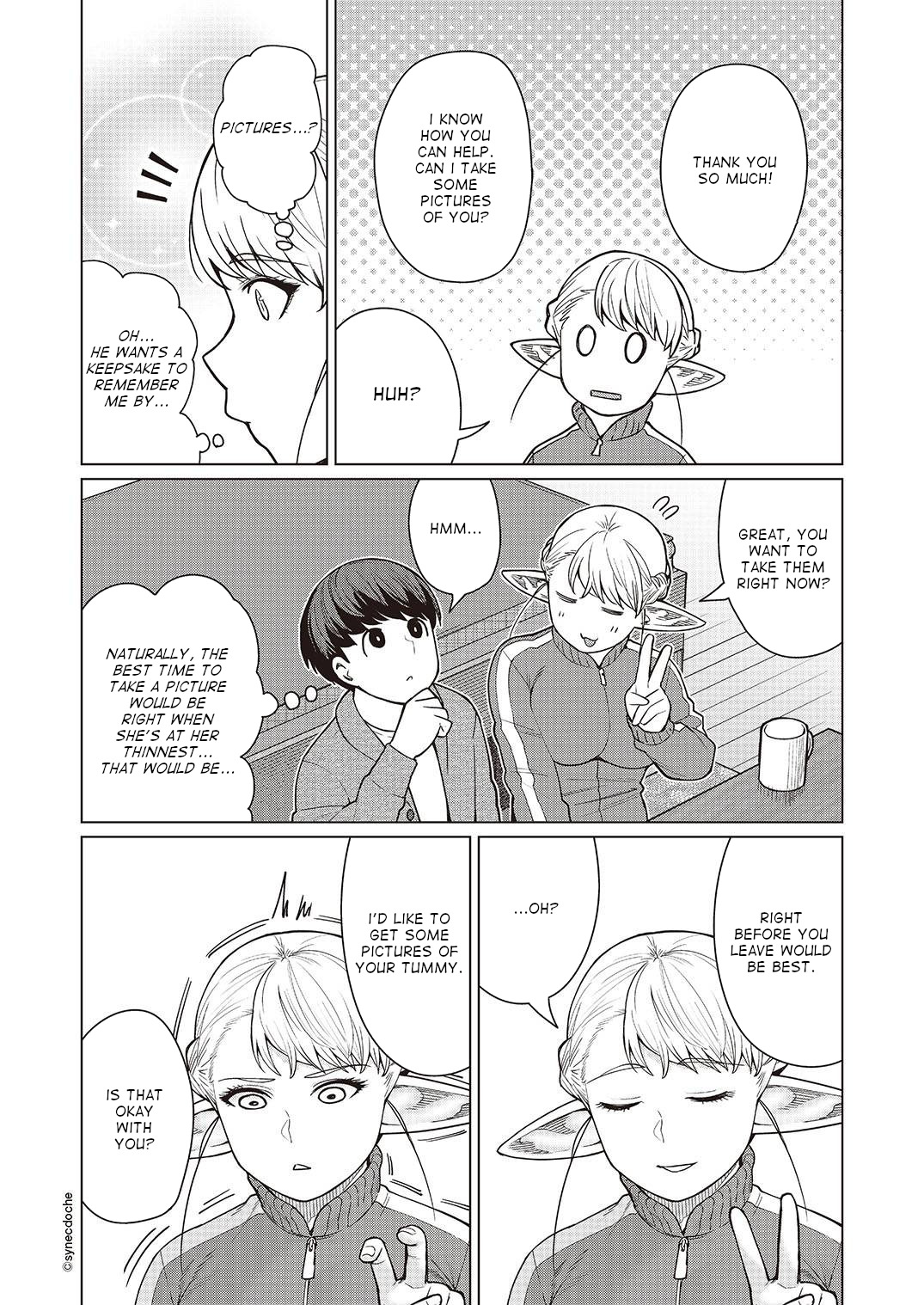 Elf-San Wa Yaserarenai. Chapter 46 #15