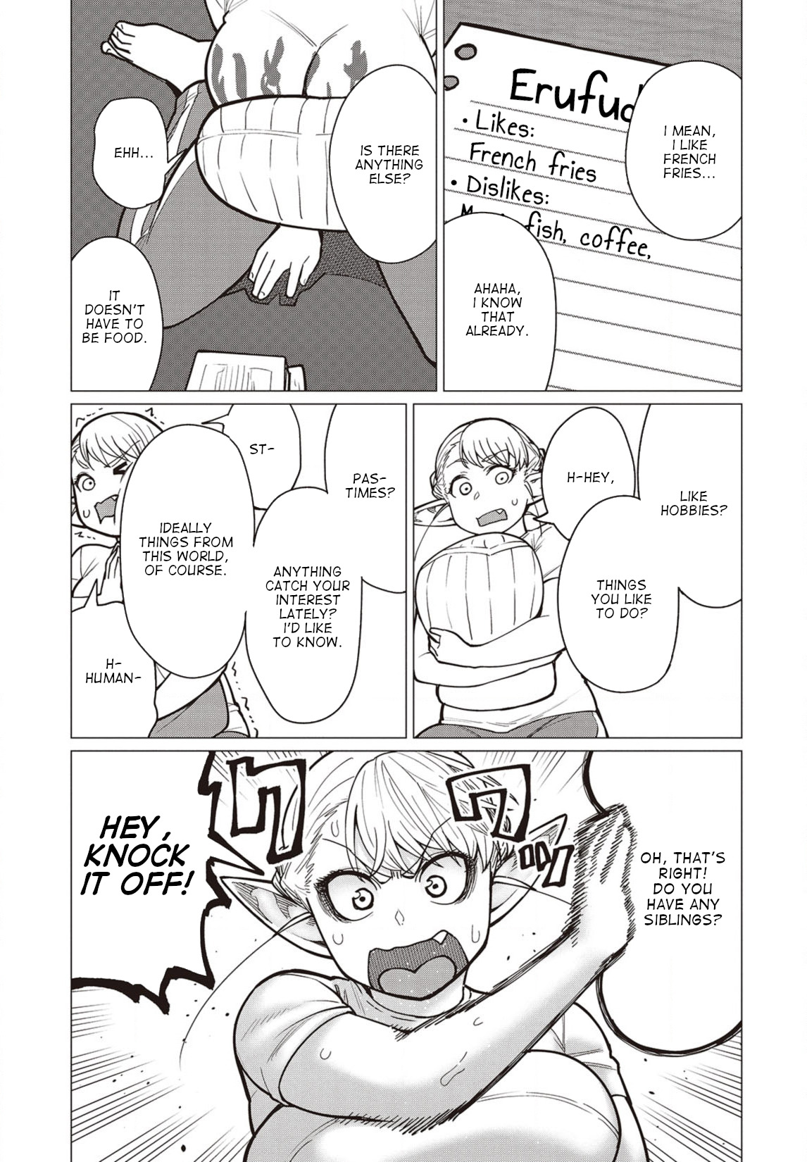 Elf-San Wa Yaserarenai. Chapter 37 #6