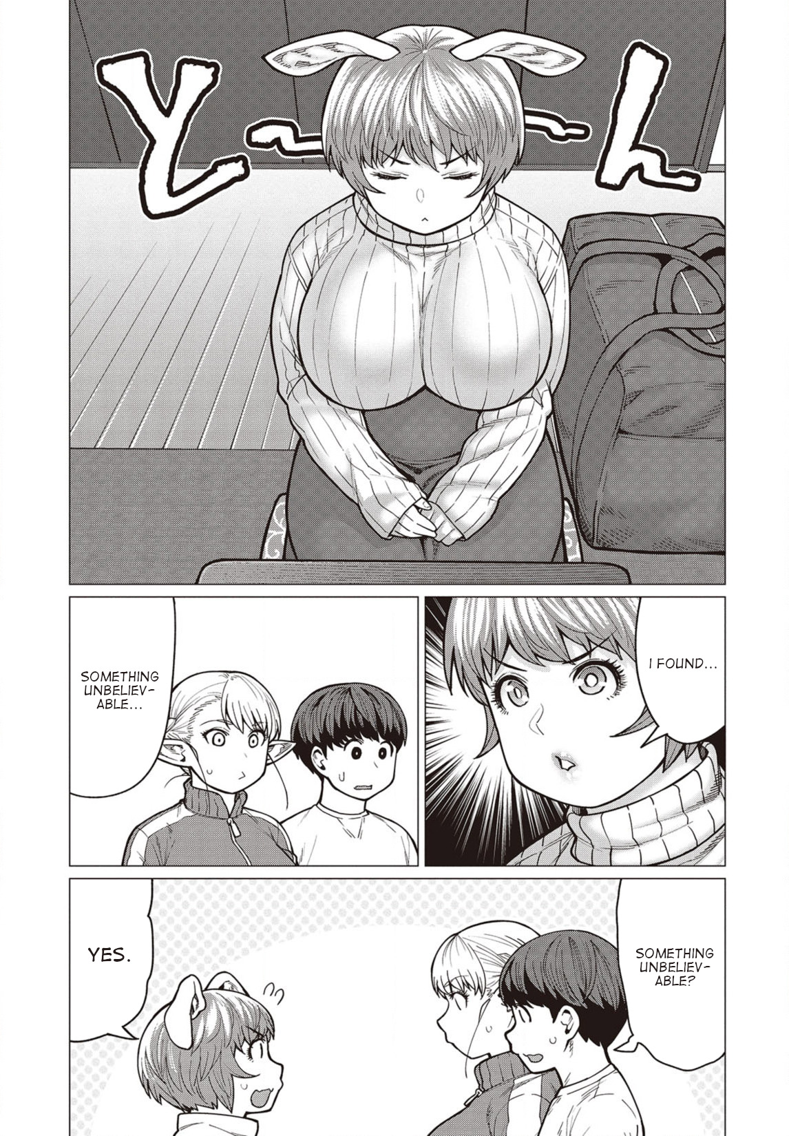 Elf-San Wa Yaserarenai. Chapter 34 #4