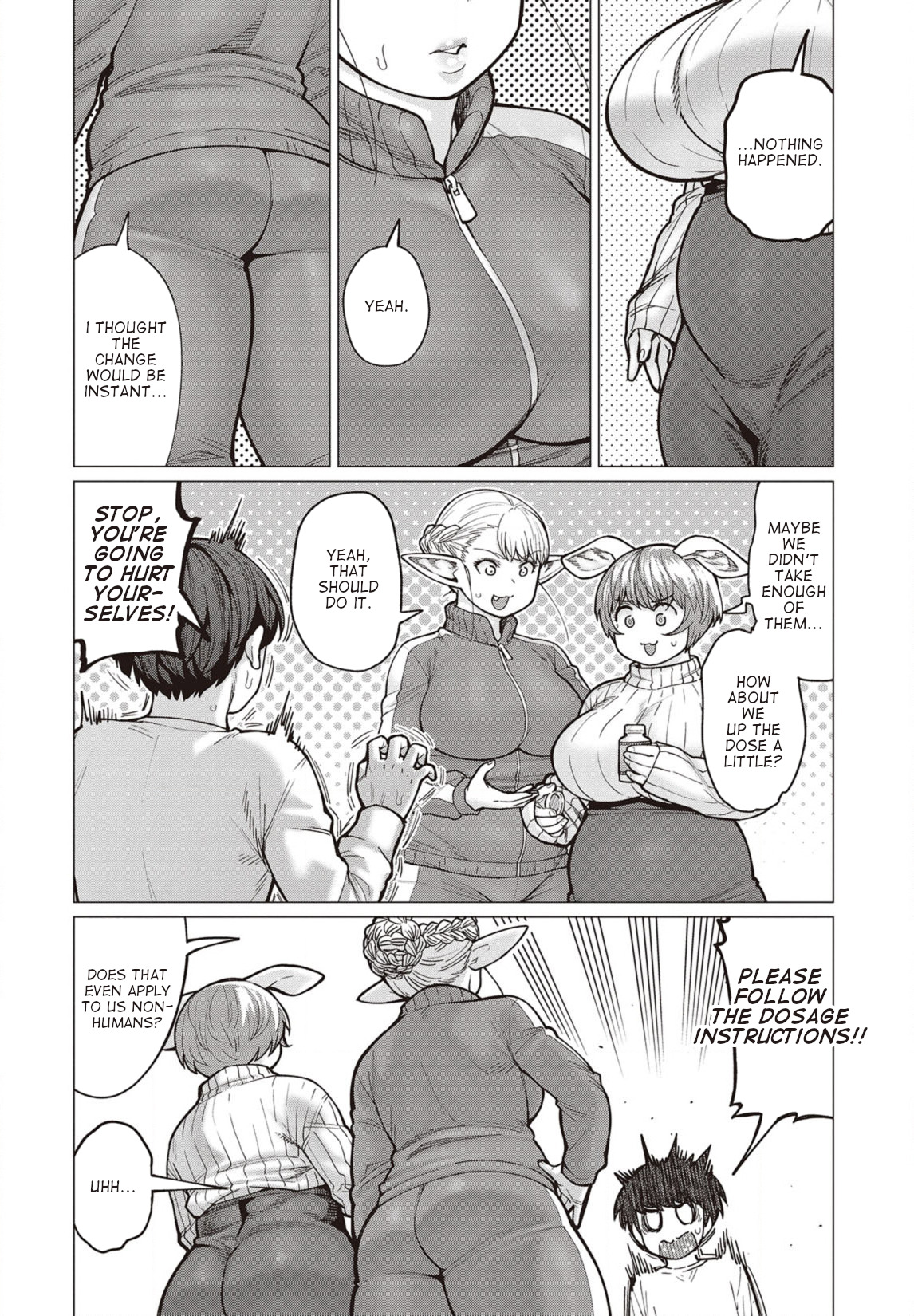 Elf-San Wa Yaserarenai. Chapter 34 #9