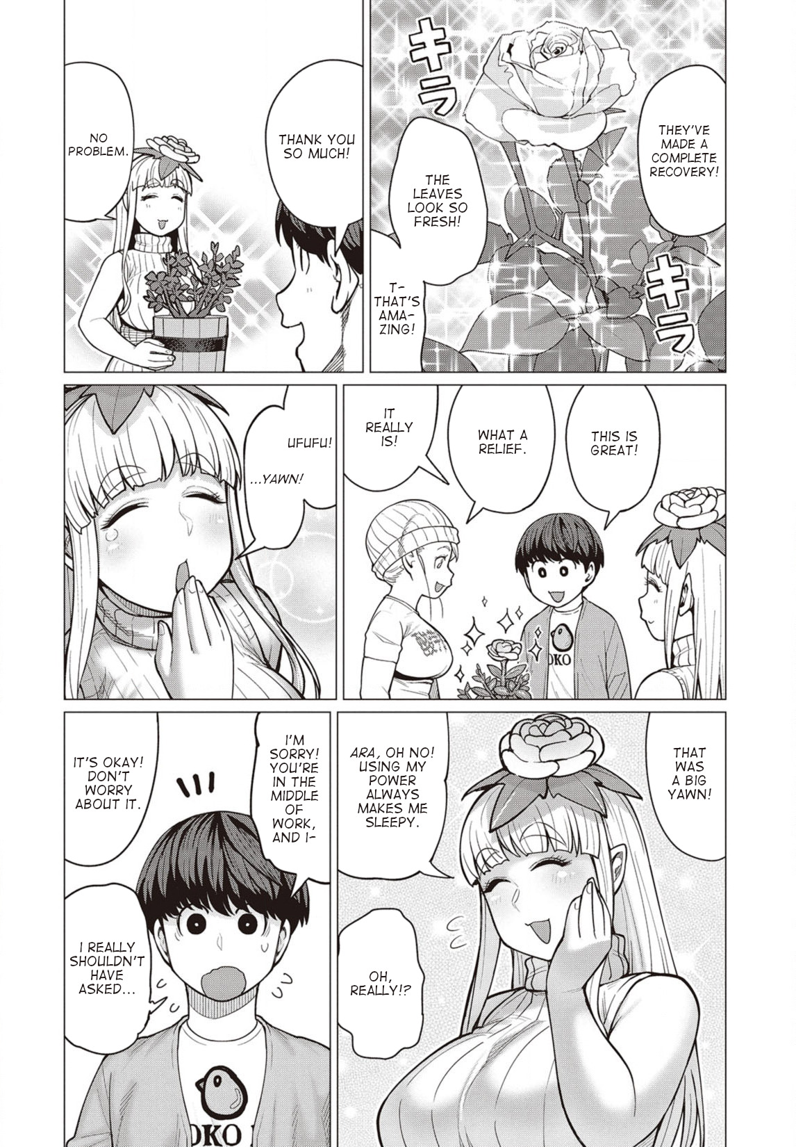 Elf-San Wa Yaserarenai. Chapter 28 #9