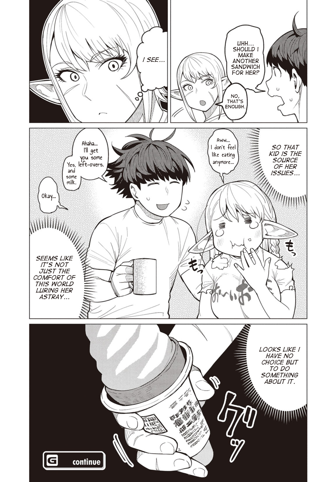 Elf-San Wa Yaserarenai. Chapter 19 #18