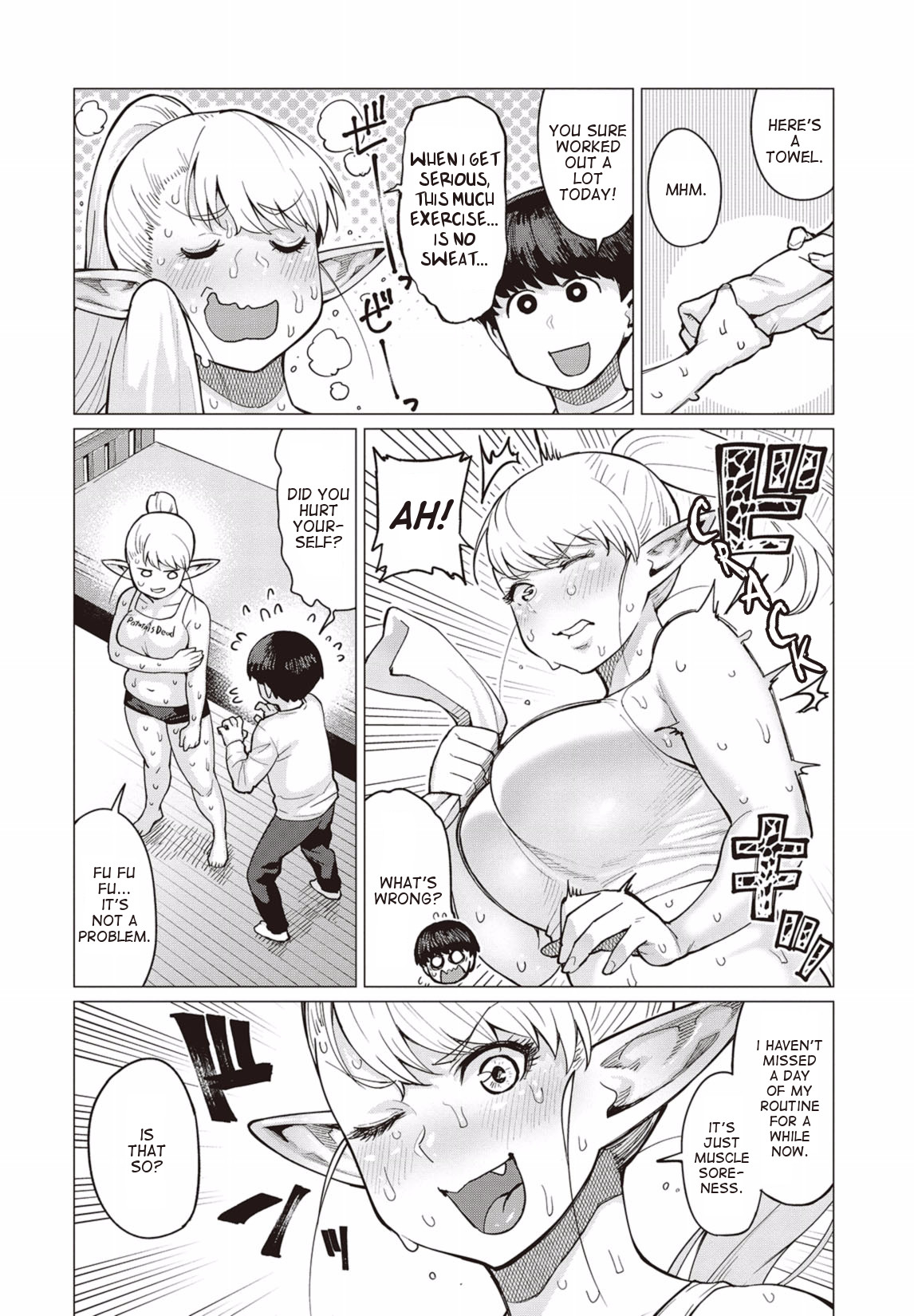 Elf-San Wa Yaserarenai. Chapter 12 #3