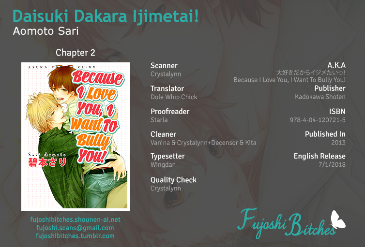 Daisuki Dakara Ijimetai! Chapter 2 #1