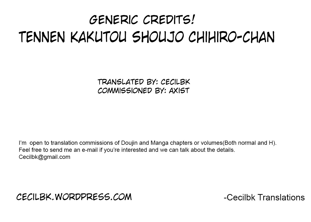 Tennen Kakutou Shoujo Chihiro-Chan Chapter 20 #29