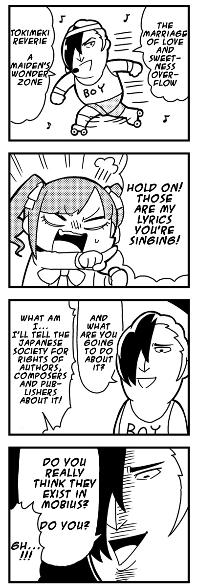 Caligula 4-Koma - Extreme Kitaku-Bu Chapter 8 #3