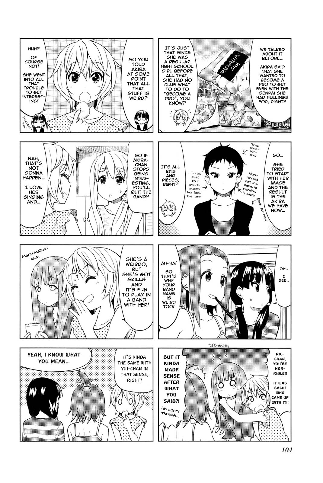 K-On! College Chapter 13 #4