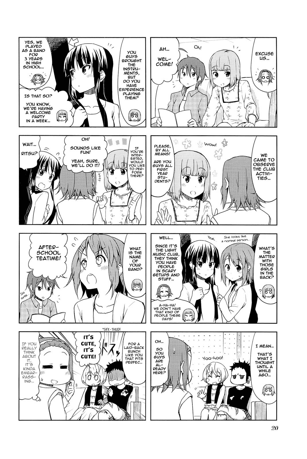 K-On! College Chapter 3 #6