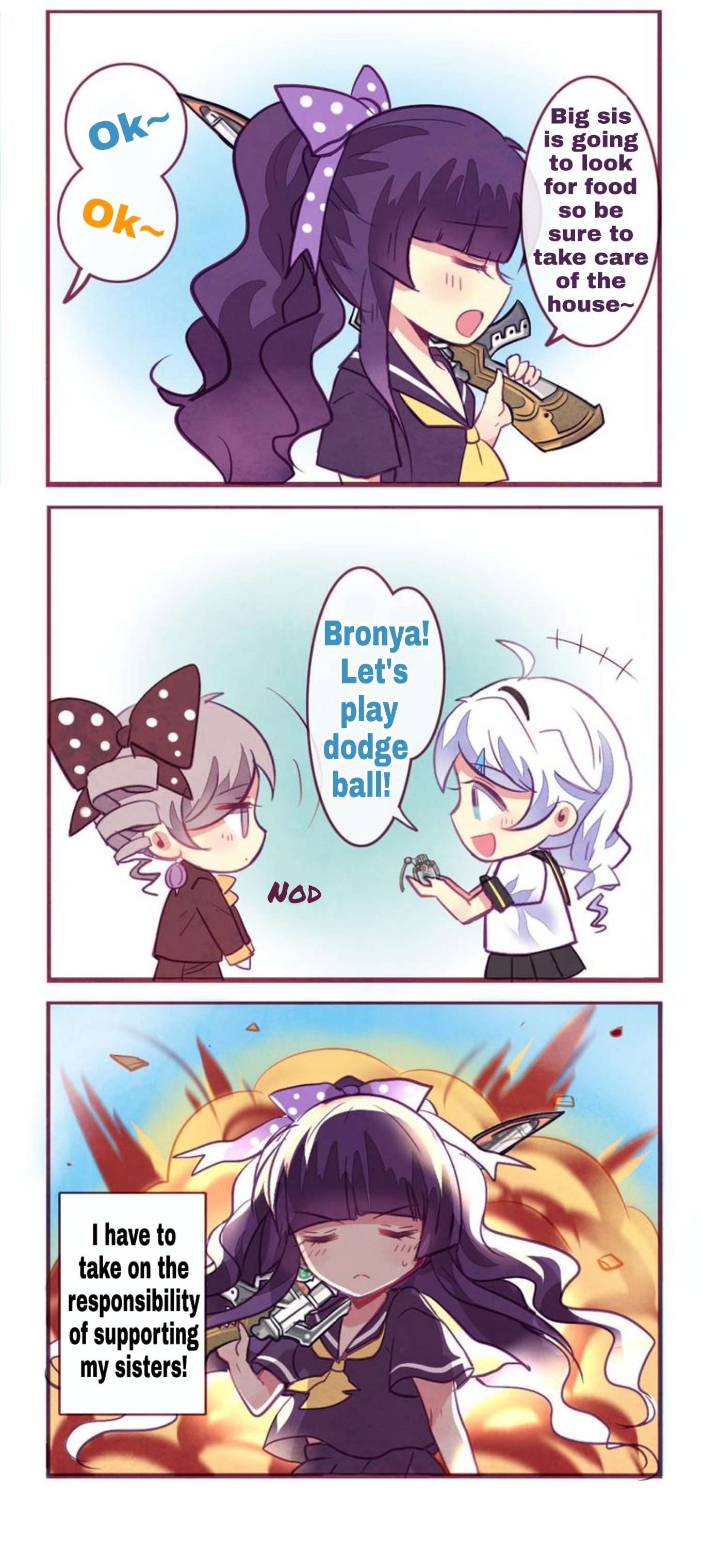 Honkai Gakuen 4 Koma Chapter 46 #4